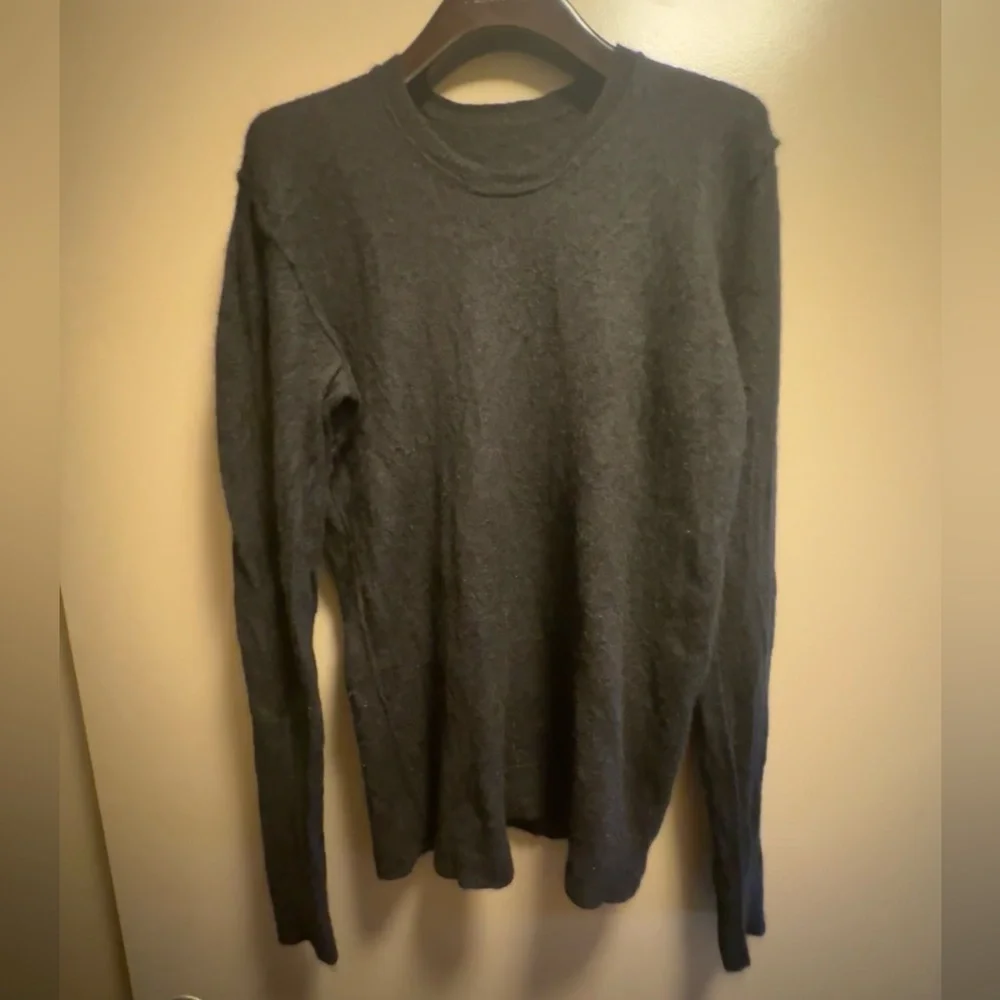 Kazuyuki Kumagai Black alpaca wool blend sweater